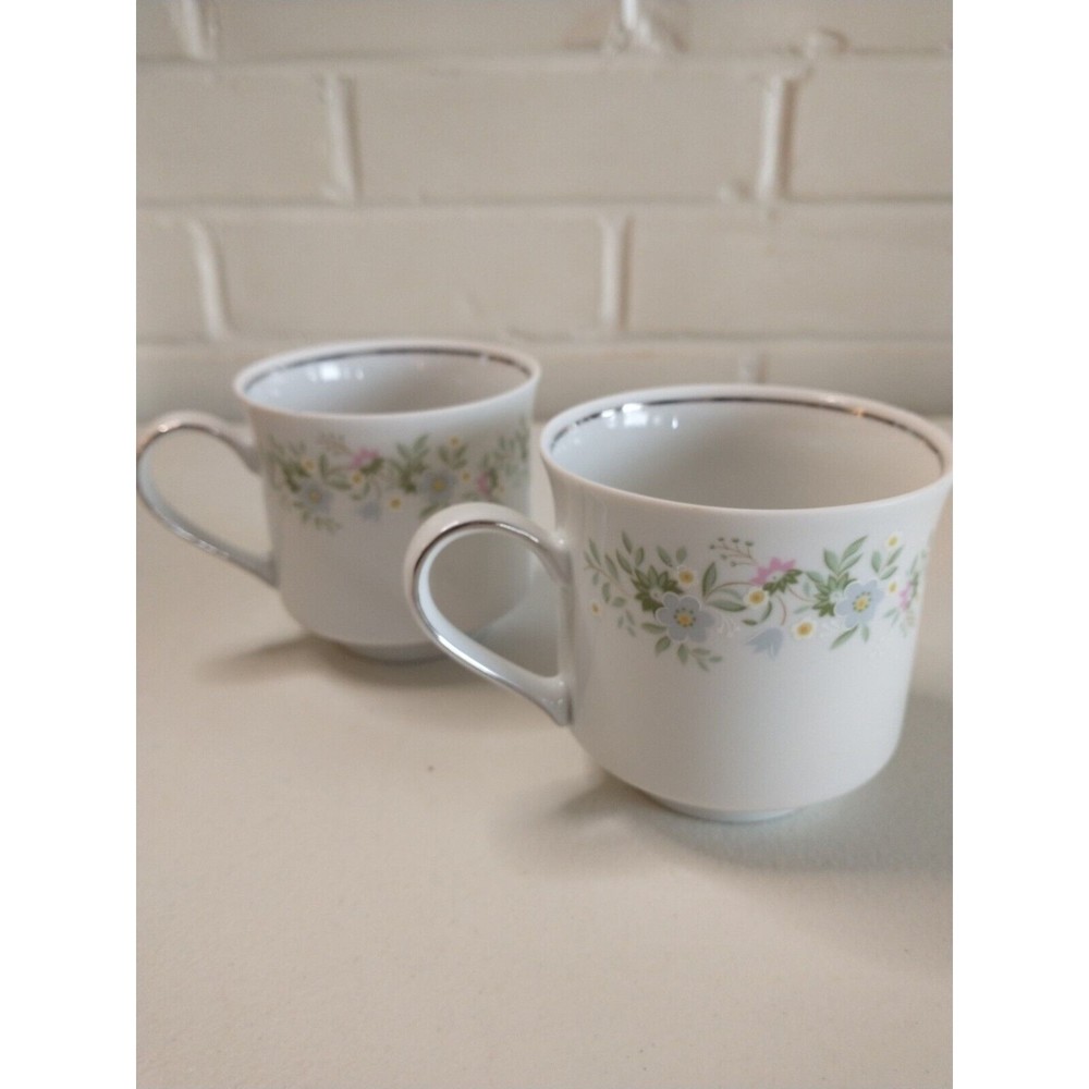 Johann Haviland Mugs Cups Bavaria Germany Forever Spring Coffee Tea
